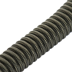 Cordon Retenție Spiralat Pistol M-Tac cu D-Ring - Olive
