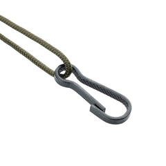 Cordon Retenție Spiralat Pistol M-Tac cu D-Ring - Olive