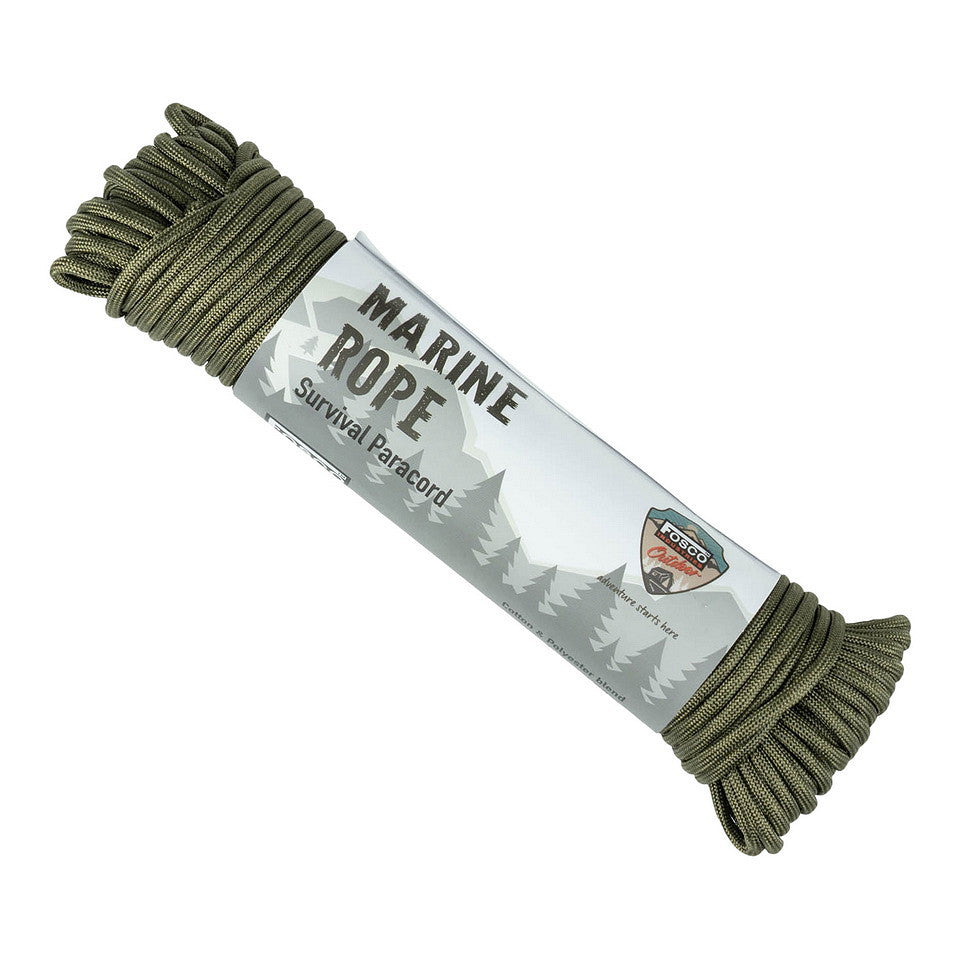 Corfă Touw 30m 4mm Verde Fosco - Versatilitate Maximă în Teren