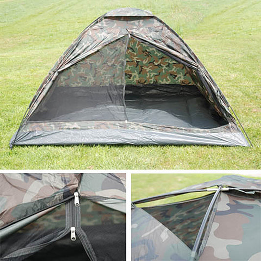 Cort Camuflaj 2 Persoane Woodland - Refugiul Tău Discret