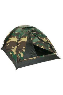 Cort Mil-Tec Iglu Standard – 2 Persoane, 800 mm, Woodland