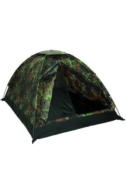 Cort Mil-Tec Iglu Super – 2 Persoane, 1.500 mm, Flecktarn