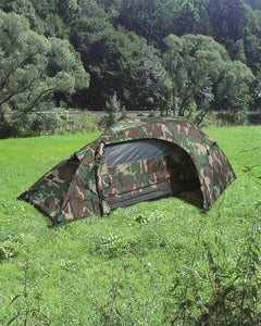 Cort Mil-Tec Recom – 1 Persoană, 1.200 mm, Woodland
