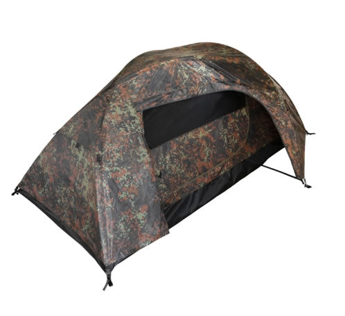 Cort Militar 2 Persoane RECOM Flecktarn – Cort Tactic Camping Impermeabil