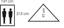 Cort Minipack 2 Persoane Oliv MFH - 2000mm Coloană Apă, Pachet 55x12cm