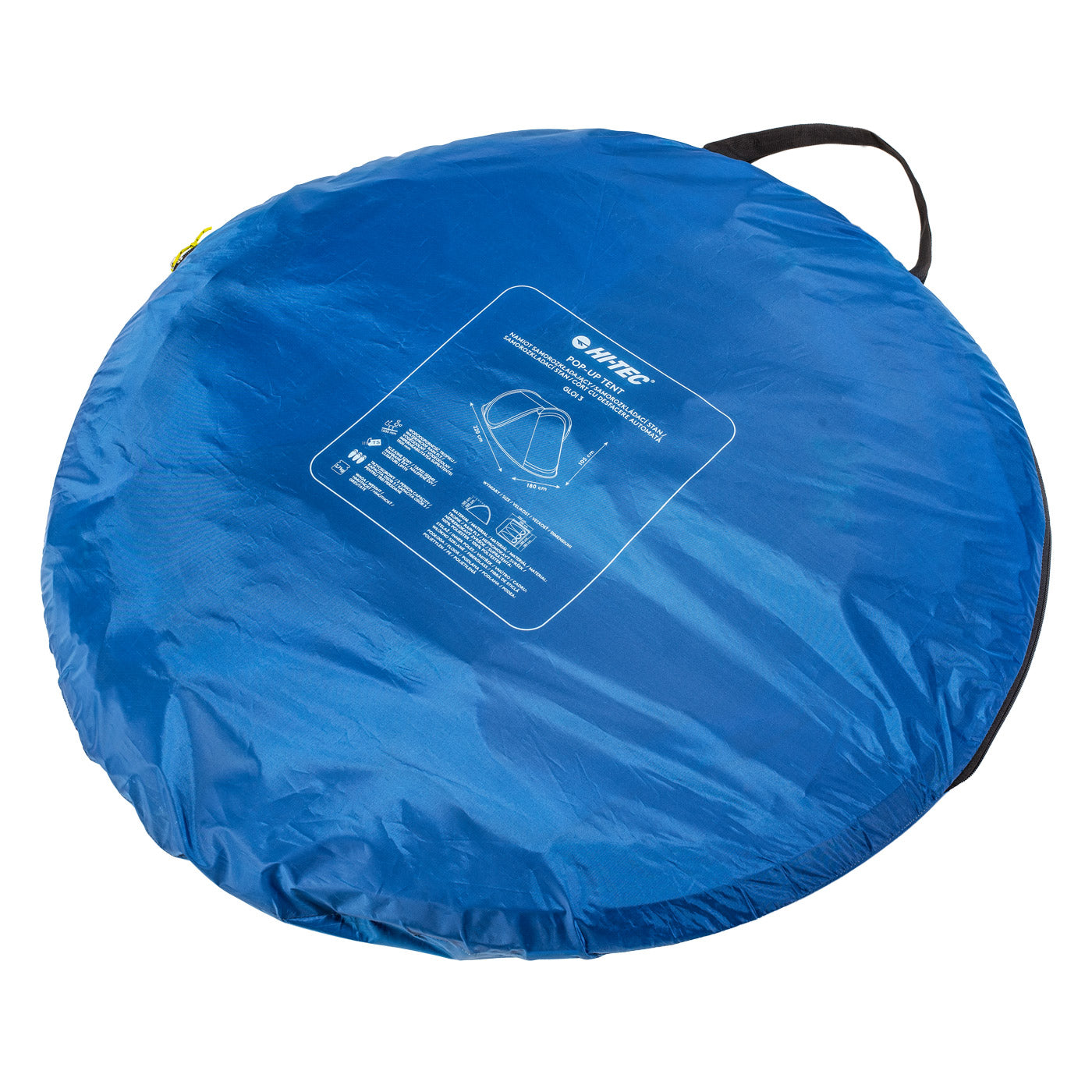 Cort Pop-Up GLOI 3 Hi-Tec - 3 Persoane, Montaj Rapid, Impermeabil - 4