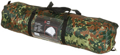Cort Quick Up Monodom 3 Persoane Flecktarn MFH - Coloană apă 2000mm, Sistem Quick-Up
