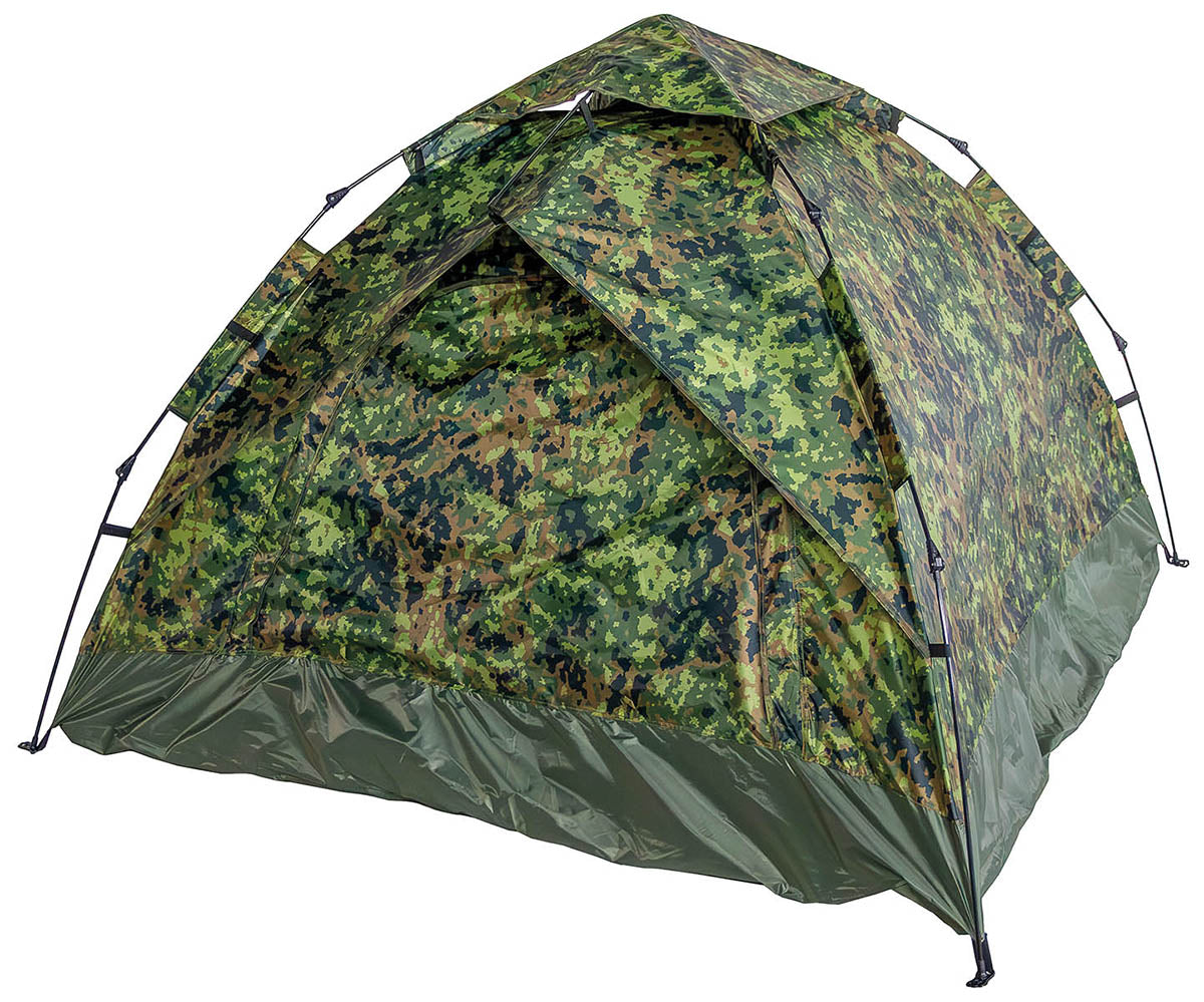 Cort "Quick Up Monodom" 3 Persoane M05 Camo MFH - Sistem Quick-Up, 2000mm Coloană Apă