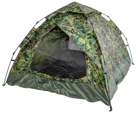 Cort "Quick Up Monodom" 3 Persoane M05 Camo MFH - Sistem Quick-Up, 2000mm Coloană Apă