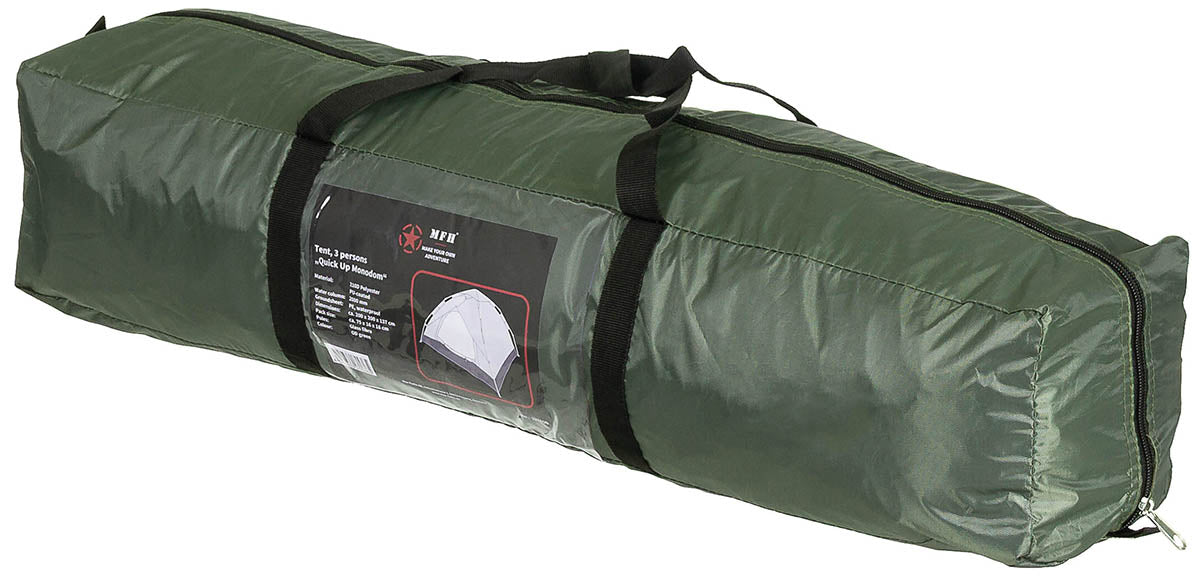 Cort Quick Up Monodom 3 Persoane Oliv MFH - Sistem Quick Up, 2000 mm