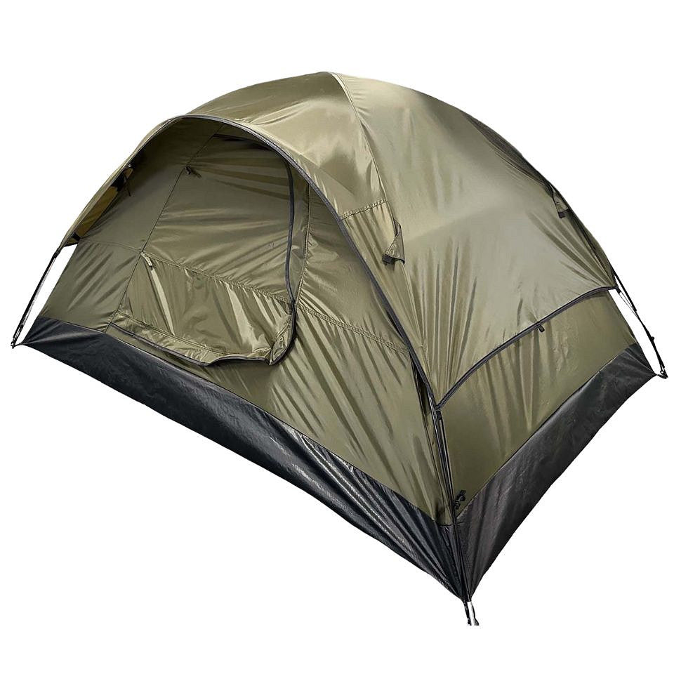 Cort Fosco Scout 2 Persoane Verde – Impermeabil 1500 mm, Cusături Vulcanizate - poza 1