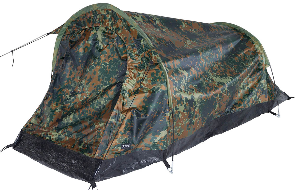Cort Tunel "Schwarzenberg" Flecktarn MFH - 2000mm, Plasă insecte