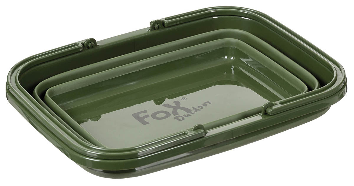 Coș pliabil 9L Verde Olive FoxOutdoor - Pliabil, Etanș