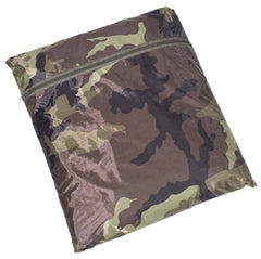 Costum de ploaie 2 piese M 95 CZ camo MFH - Glugă ascunsă, Ventilație spate