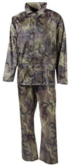 Costum de ploaie 2 piese M 95 CZ camo MFH - Glugă ascunsă, Ventilație spate