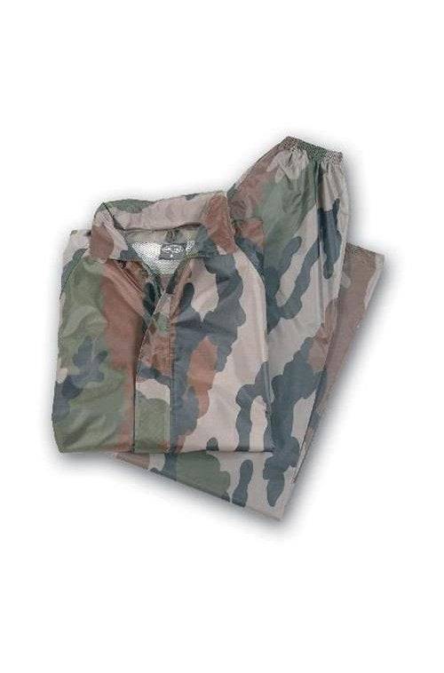 Costum de Ploaie CCE Camo – Ușor, Compact, Camuflaj Militar Francez