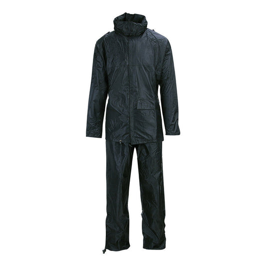Costum de Ploaie KL Negru Militar - Protecție Integrală Anti-Ploaie