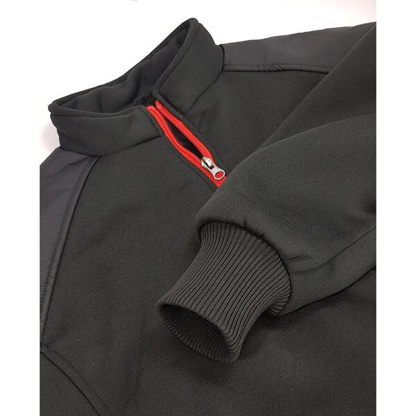 Costum Fleece Daiwa Black/Red Mar.L - Confort Termic, Versatilitate - 4