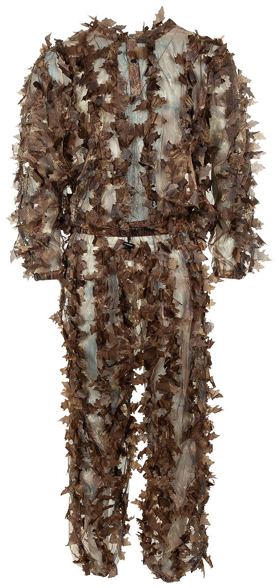 Costum Ghillie "Leaves" Maro Hunter MFH - Glugă cu șnur, Talie elastică