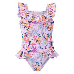 Costum Înot Întreg Copii VERONA KIDS AQUAWAVE - Rezistent Clor, UV - 1