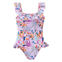 Costum Înot Întreg Copii VERONA KIDS AQUAWAVE - Rezistent Clor, UV - 2