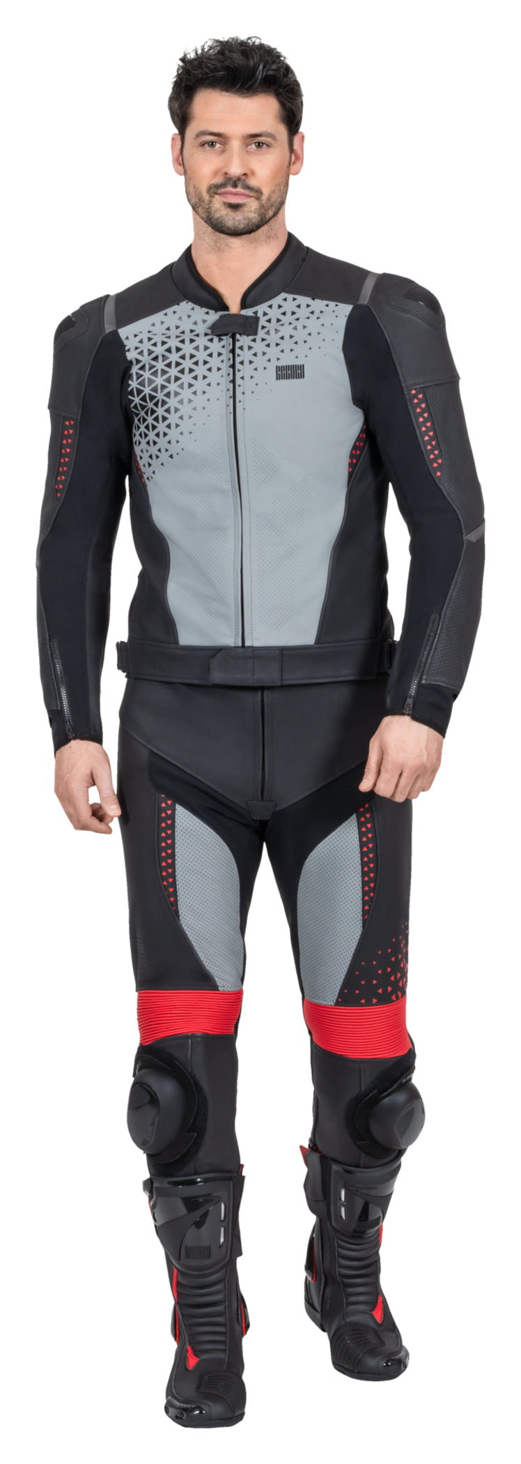 Costum Moto Piele C-12.02 Louis - Sportiv, Protecție AA