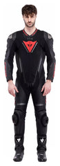 Costum Moto Piele Demon Sprint 1-Teiler - Protecție AA, Slideri Schimbabili