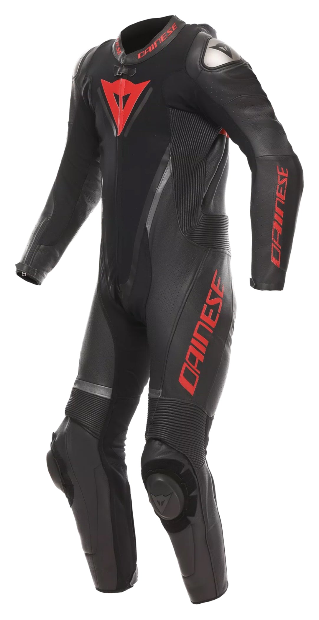 Costum Moto Piele Demon Sprint 1-Teiler - Protecție AA, Slideri Schimbabili