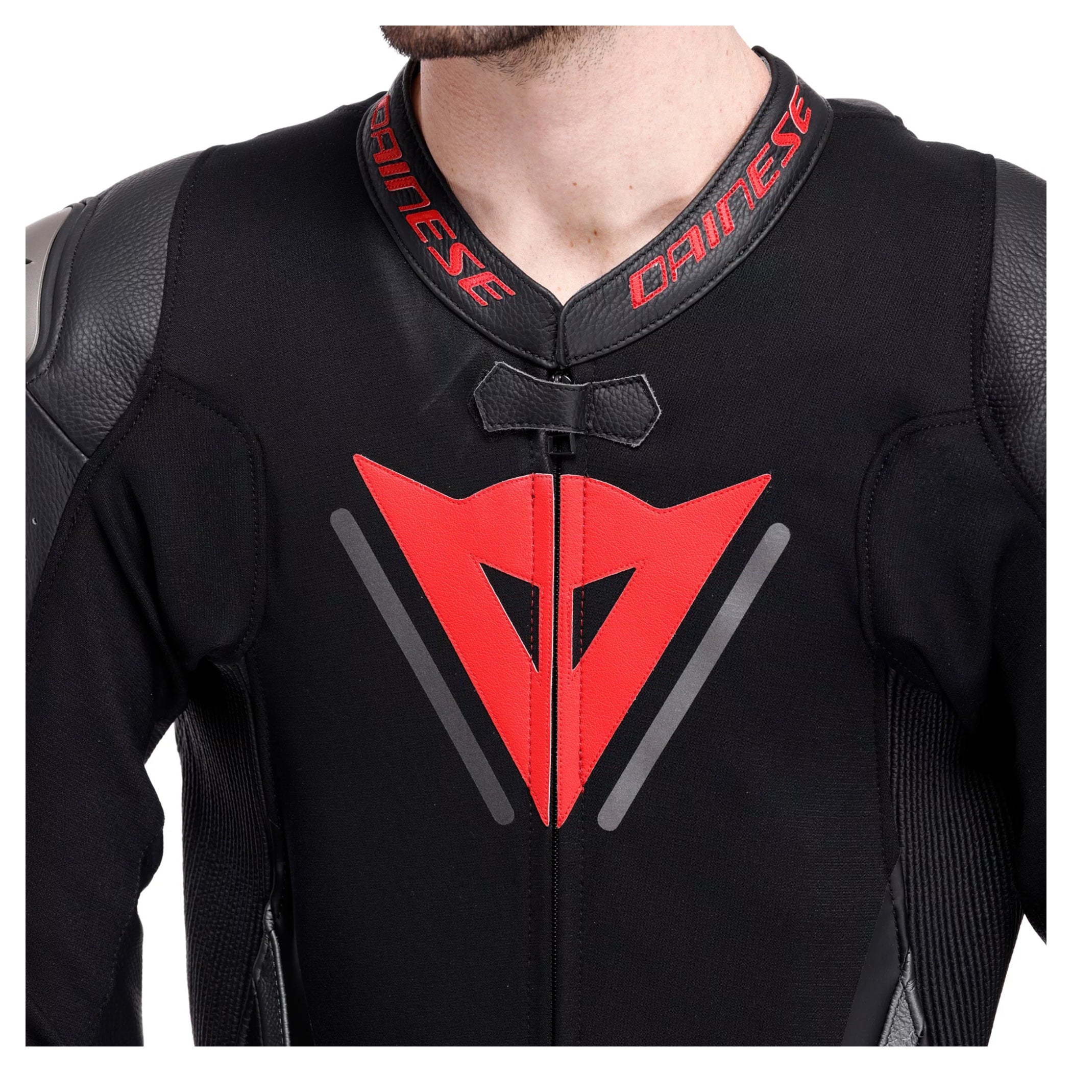 Costum Moto Piele Demon Sprint 1-Teiler - Protecție AA, Slideri Schimbabili