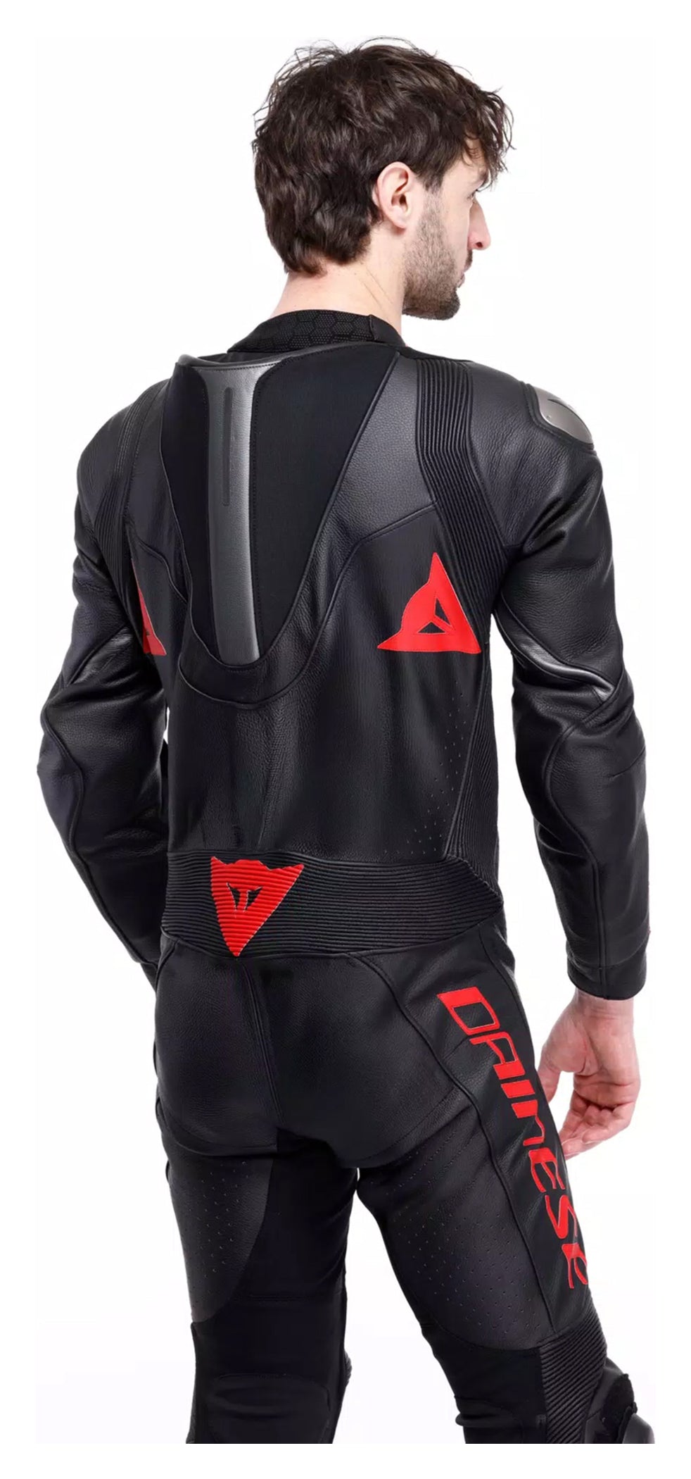 Costum Moto Piele Demon Sprint 1-Teiler - Protecție AA, Slideri Schimbabili