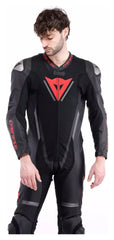Costum Moto Piele Demon Sprint 1-Teiler - Protecție AA, Slideri Schimbabili