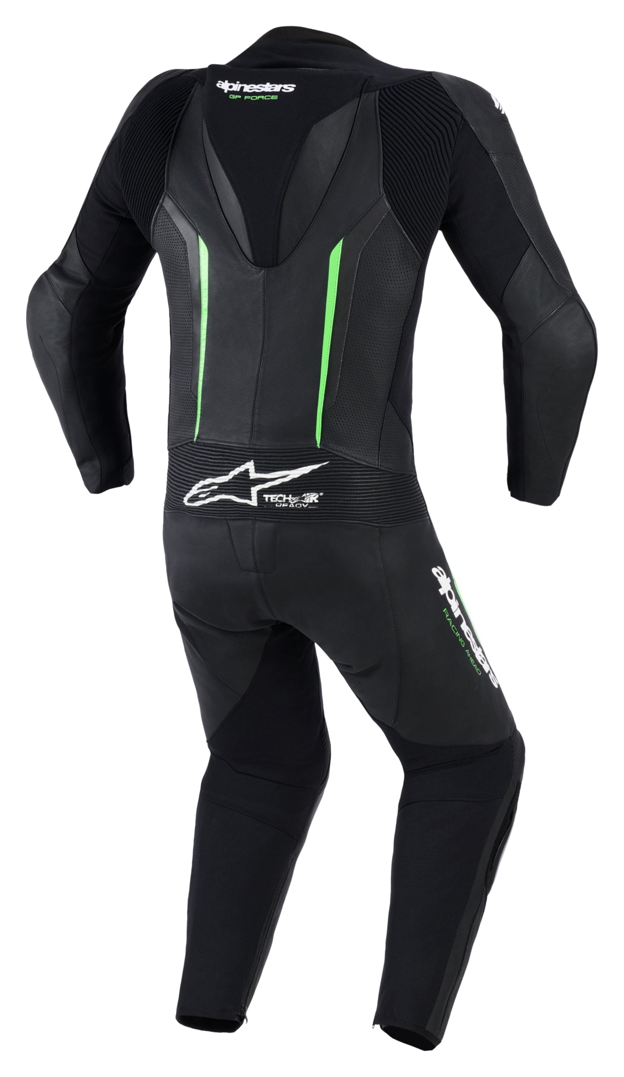 Costum Moto Piele GP-Force V2 1-Teiler - Protecție AA, Confort Ergonomic