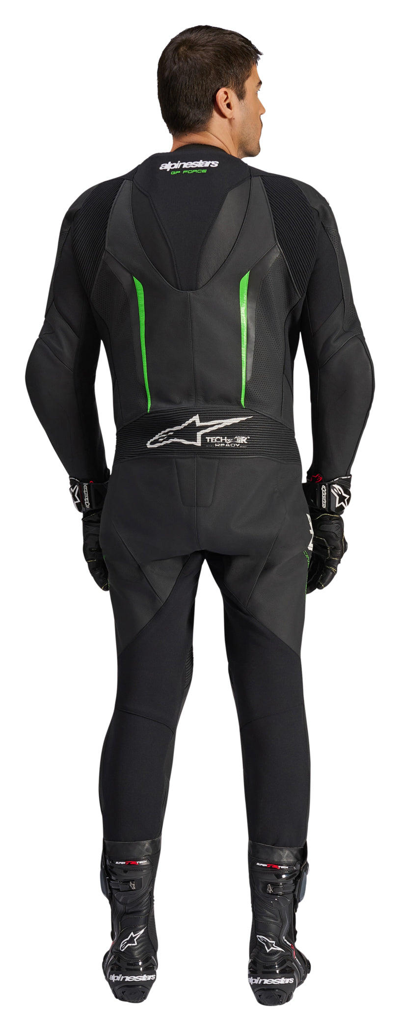 Costum Moto Piele GP-Force V2 1-Teiler - Protecție AA, Confort Ergonomic