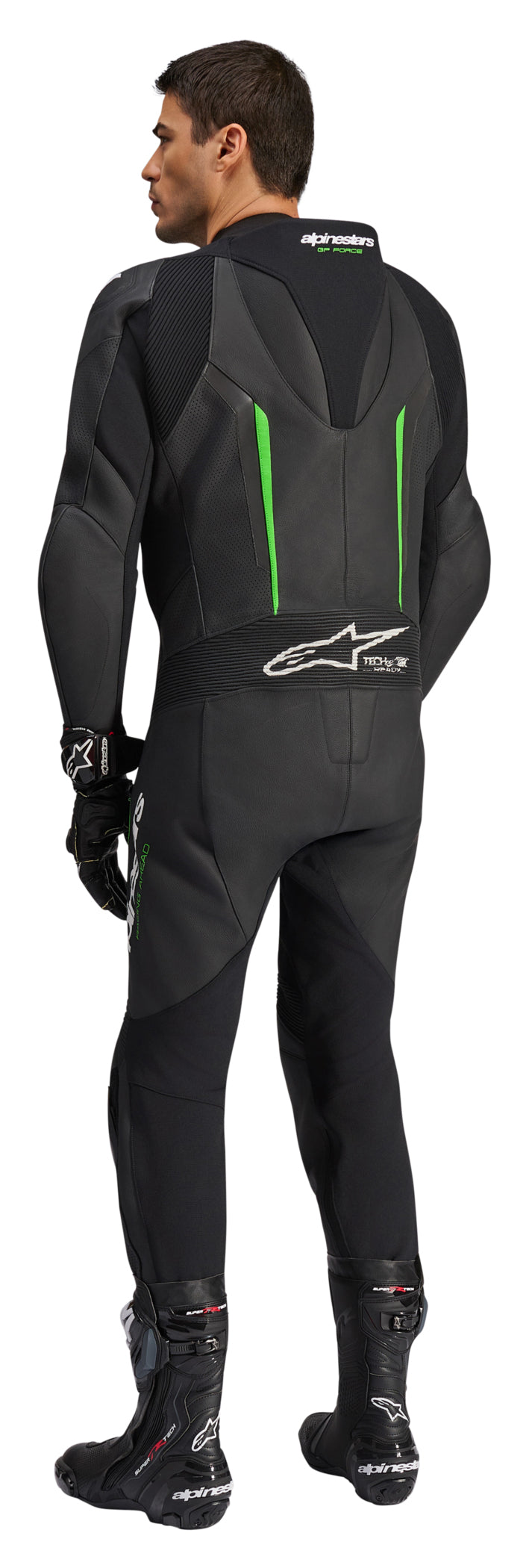 Costum Moto Piele GP-Force V2 1-Teiler - Protecție AA, Confort Ergonomic
