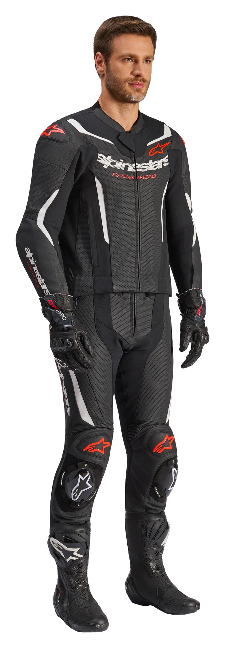 Costum Moto Piele GP-Force V2 Alpinestars - Performanță și Confort