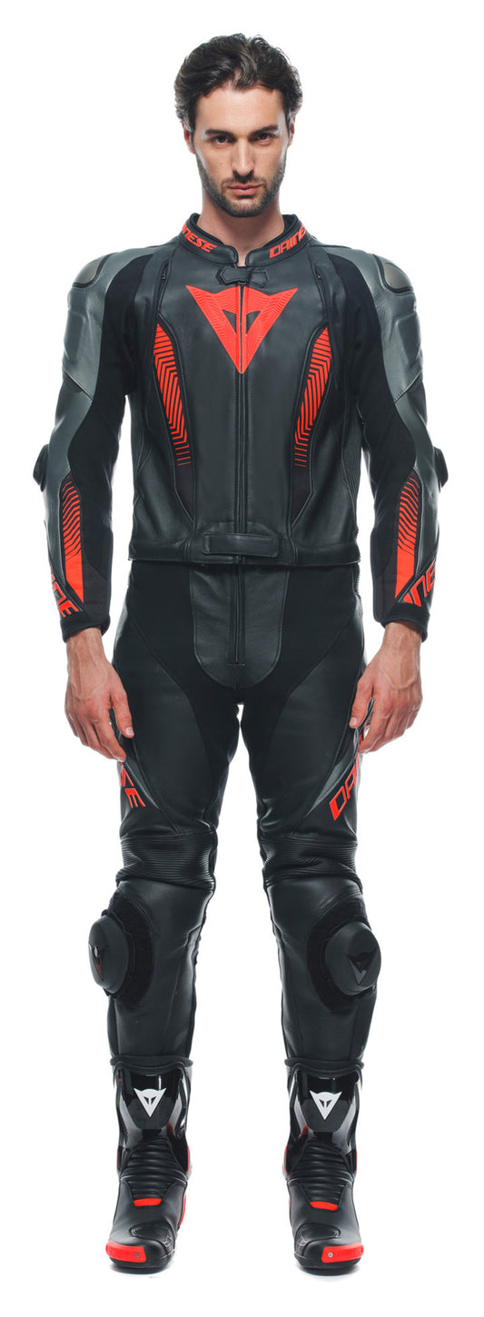 Costum Moto Piele Laguna Seca 5 Dainese - 2 Piese, Protecție Avansată