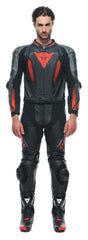 Costum Moto Piele Laguna Seca 5 Dainese - 2 Piese, Protecție Avansată