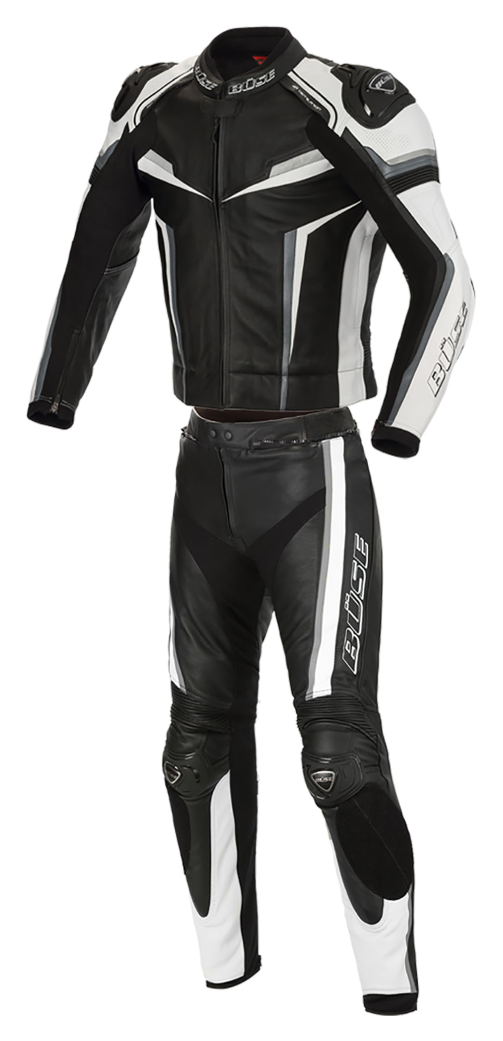 Costum Moto Piele Mille Louis - Protecție SAS-TEC, Confort Sportiv