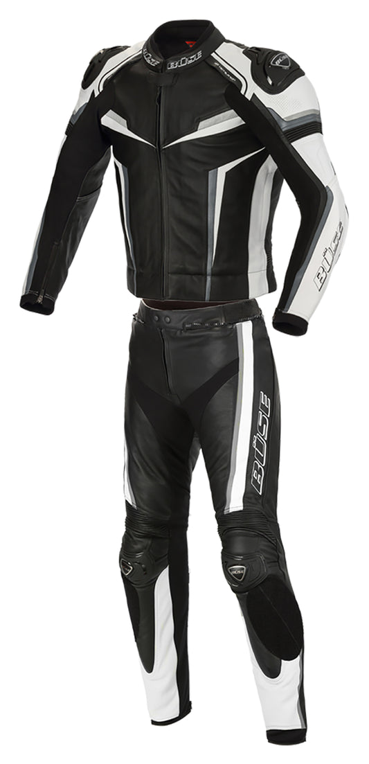 Costum Moto Piele Mille Louis - Protecție SAS-TEC, Confort Sportiv