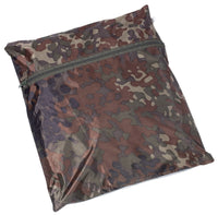 Costum Ploaie Regenanzug BW Flecktarn MFH - Glugă ascunsă, Ventilație spate