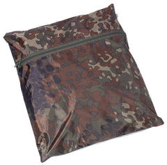 Costum Ploaie Regenanzug BW Flecktarn MFH - Glugă ascunsă, Ventilație spate