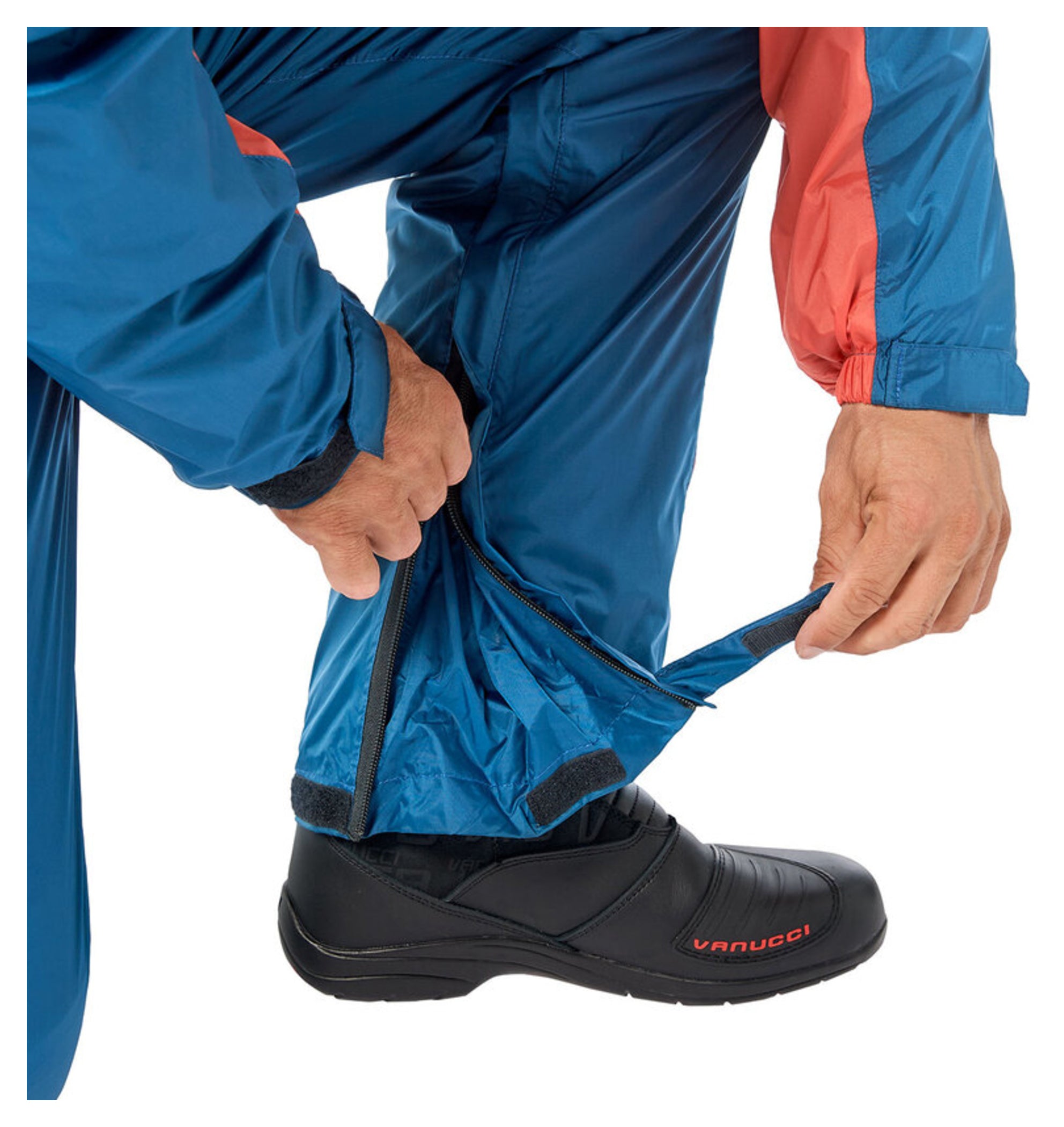 Costum Plouă Fastway - Impermeabil, Vizibilitate sporită