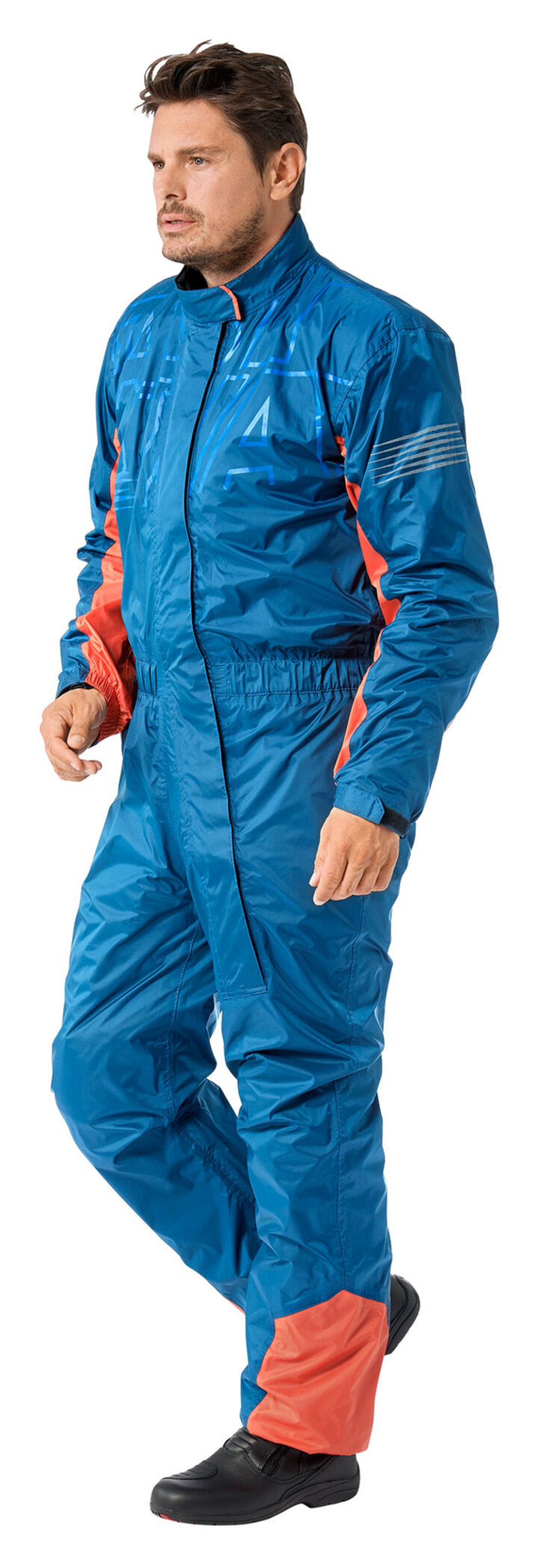 Costum Plouă Fastway - Impermeabil, Vizibilitate sporită