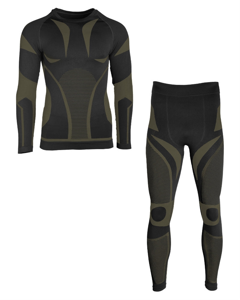 Costum Termic Mil-Tec Performance – Stretch 4 Direcții, Negru