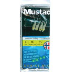 Crevet Mustad Taparina Luminous Shrimp - Atracție Nocturnă, Pachet 4 Buc