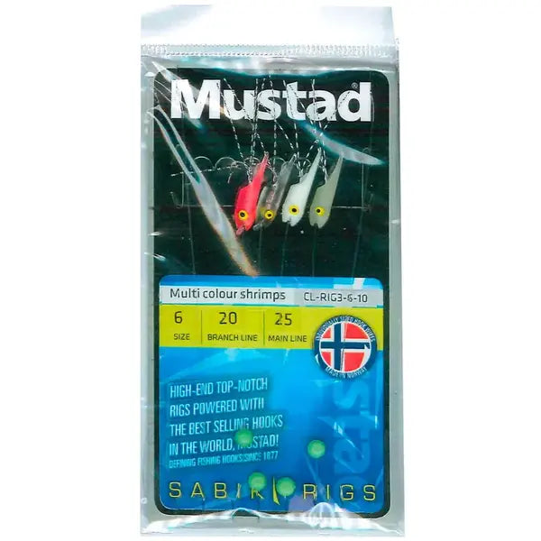 Crevete Artificial Mustad Taparina Multi Colour Shrimps - Set 4 buc