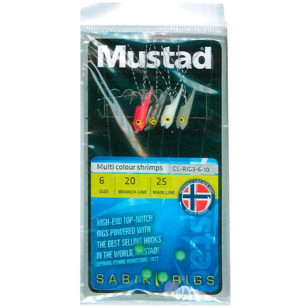 Crevete Artificial Taparina Multi Mustad - Nr.3, 4 buc/plic