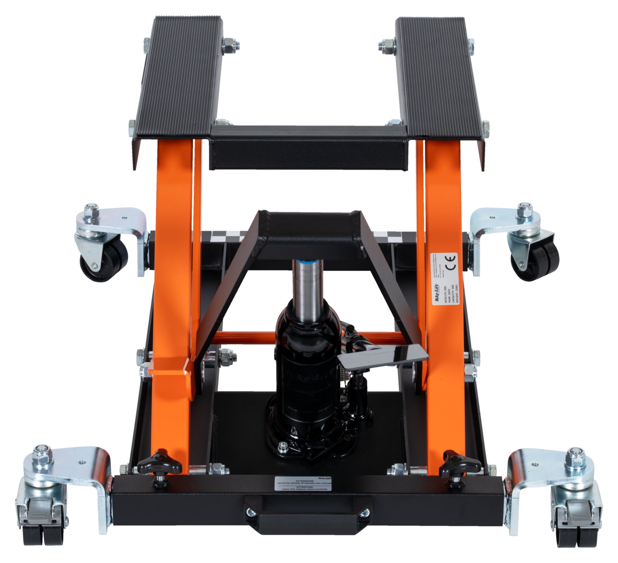 Cric Hidraulic Moto CFL-500 Louis - 500kg, 3 Poziții Siguranță