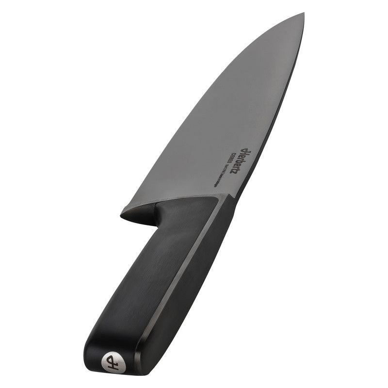 Cuțit Chef CERES Chef 2 PM Negru Herbertz - Oțel X50CrMoV15, Mâner ergonomic POM
