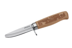 Cuțit copii Herbertz Kindermesser - 3Cr13MoV, Mâner fag, Design Dinozaur